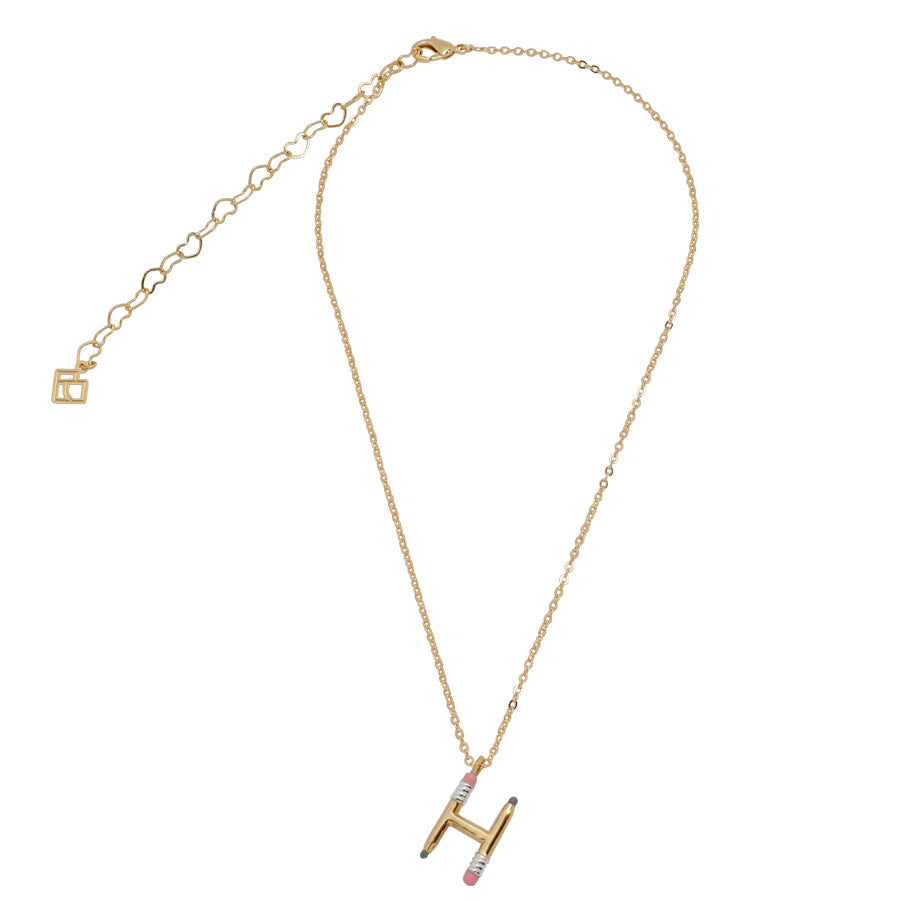 Pencil H Necklace