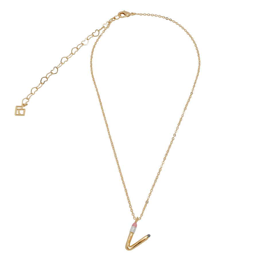Pencil V Necklace