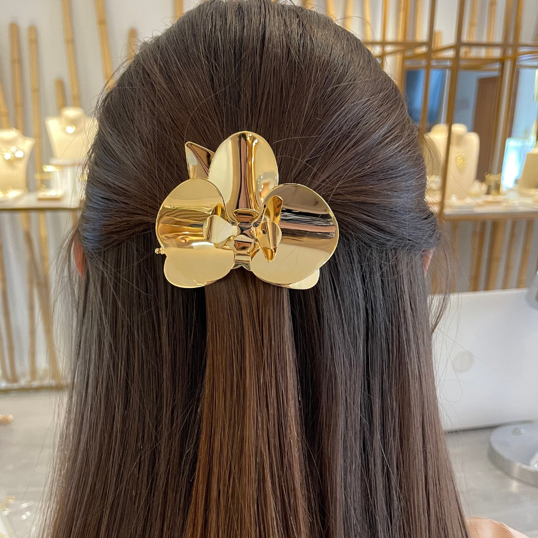 Pinza para el pelo Orquídea