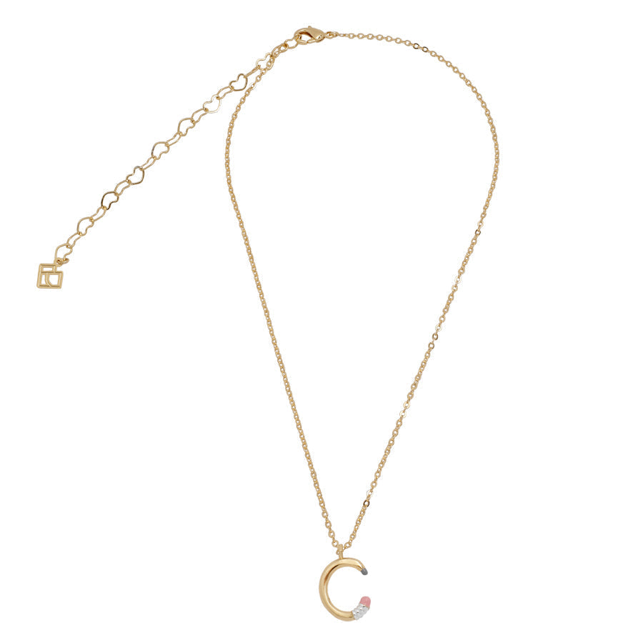 Pencil C Necklace