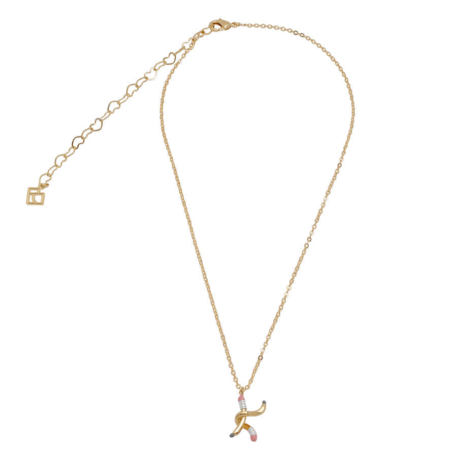 Pencil K Necklace