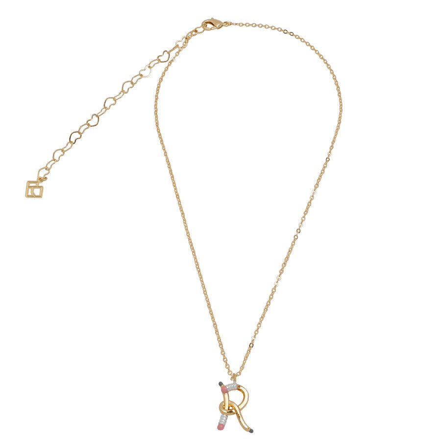 Pencil R Necklace