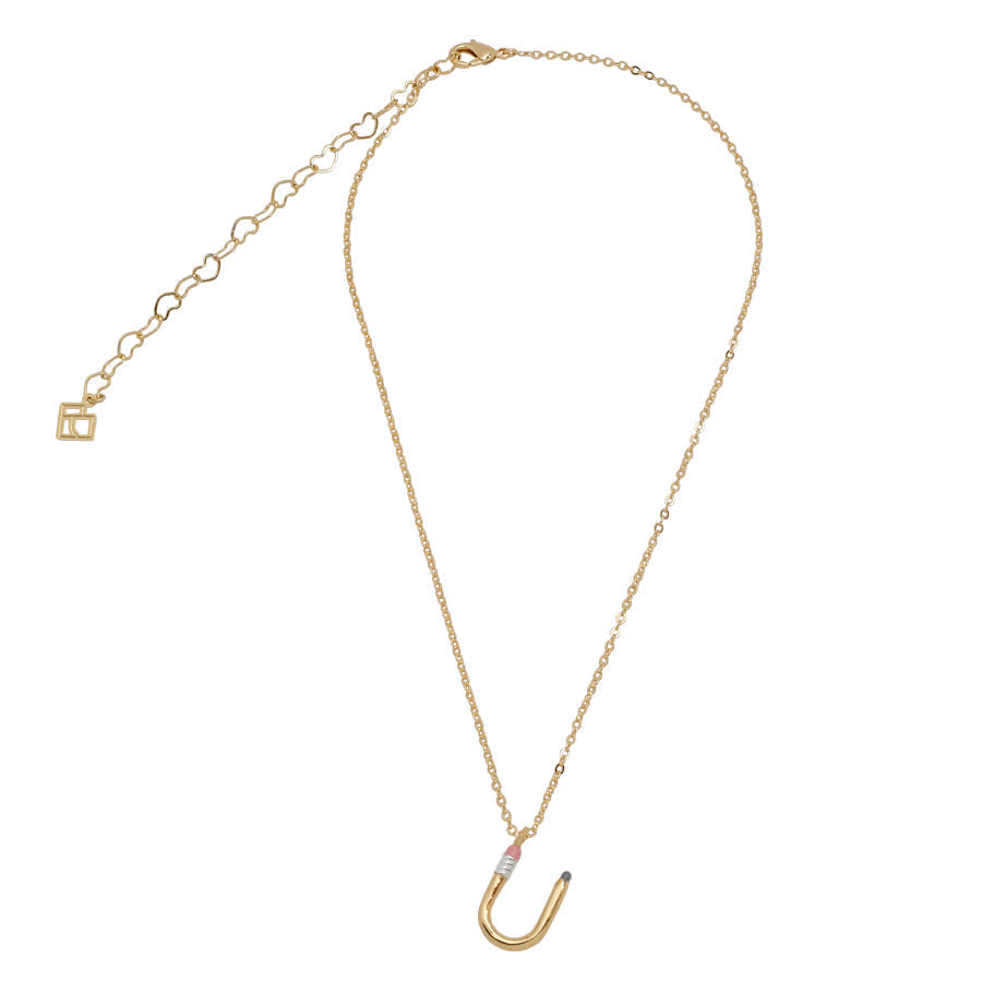 Pencil U Necklace